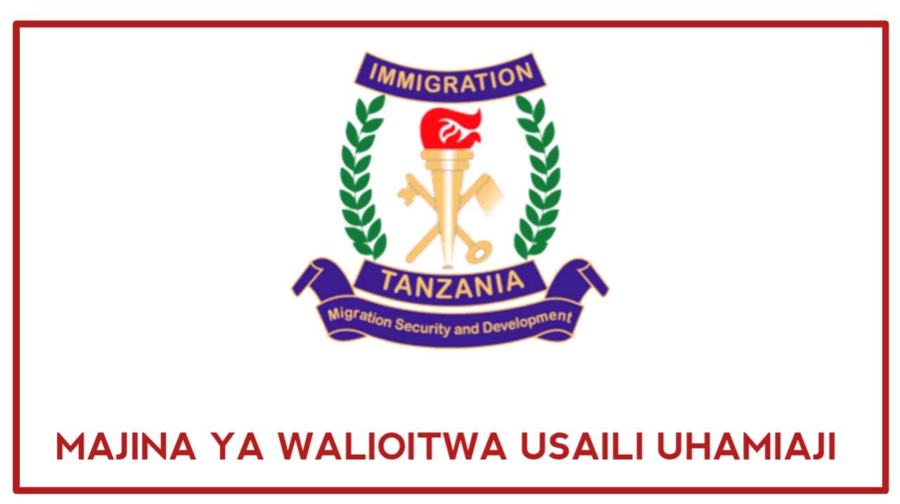 Majina ya usaili Uhamiaji